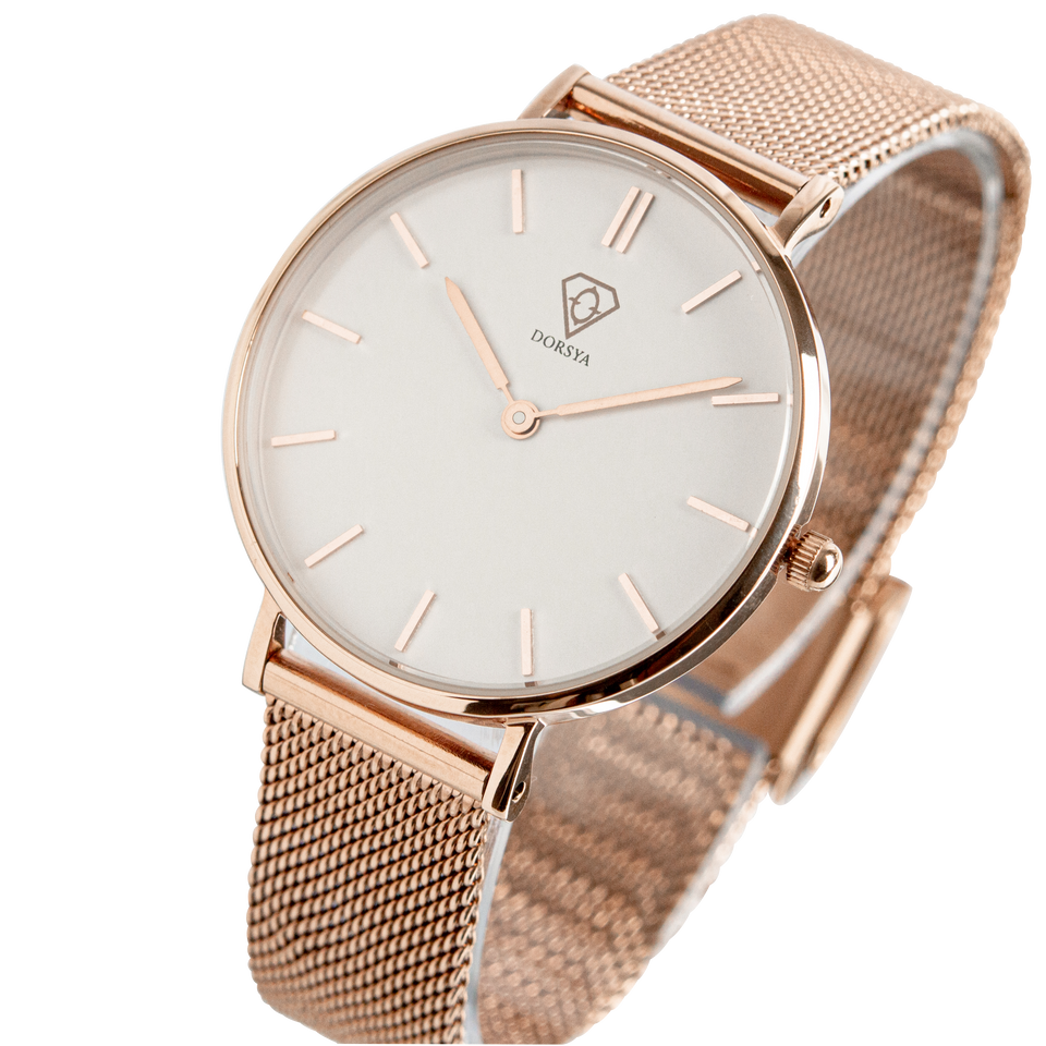 Dorsya | Nortia rose gold minimal watch £89